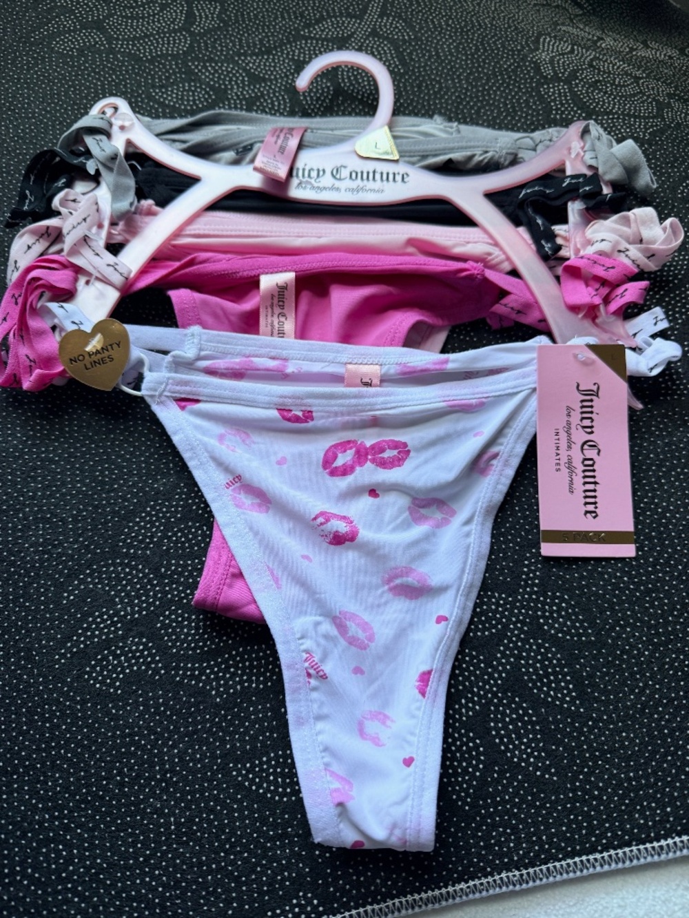 Juicy coutour thong panties (5 pr set)
